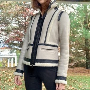 VINCE. Genuine Leather Jacket.